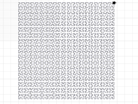 Hilbert Turtle Geometry