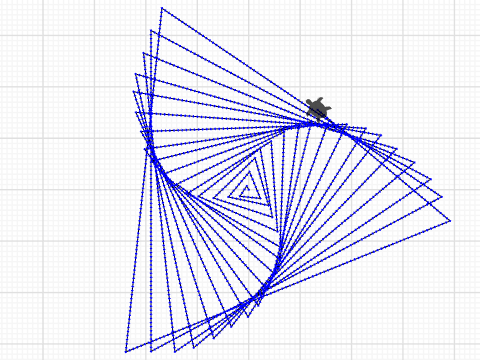 spiral triangle code