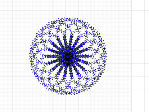 spikey circle thing (sec. project by daisy) 