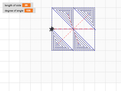 half square triangle thing