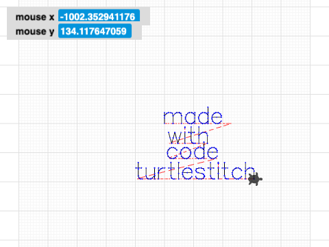 made with code label