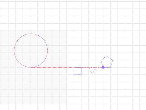 Red Circle Blue Square