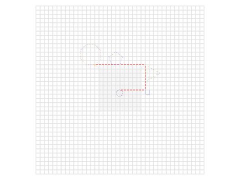 Red Circle Blue Square CA