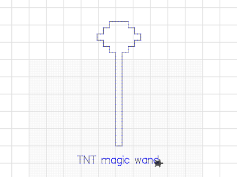 TNT magic wand