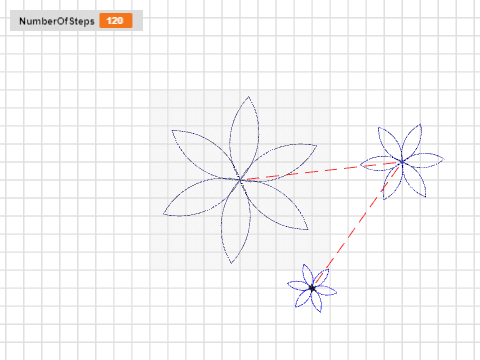 Petals - 3 flowers MV with variable