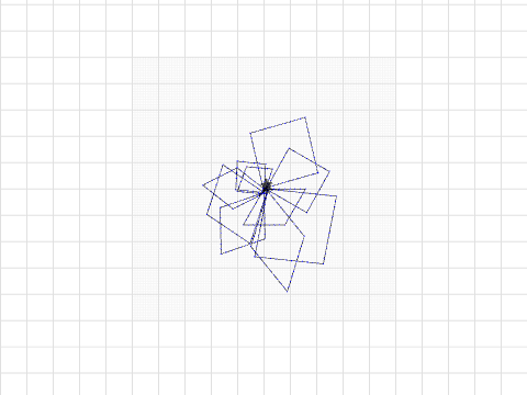 random square flower