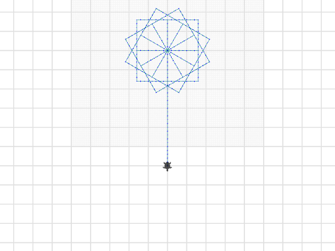 Pinwheel and Flower Design AK