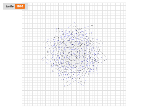 #6 Using variables to make spirals Parsons Problem  sw
