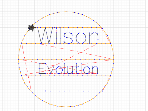 Basketball Turtle stitch