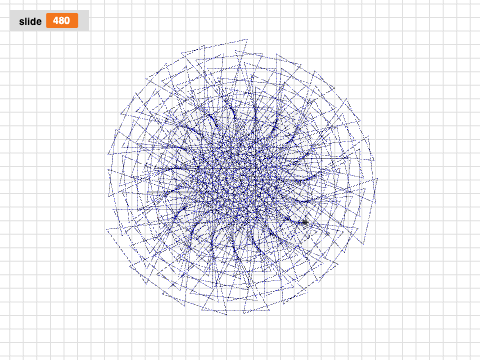 Triangle spirograph