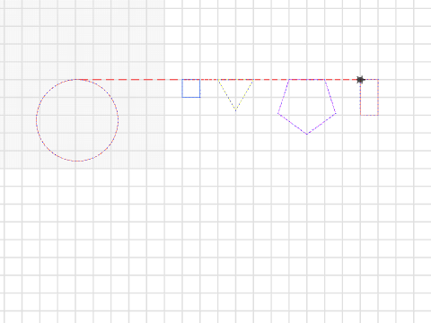 red circle blue square 