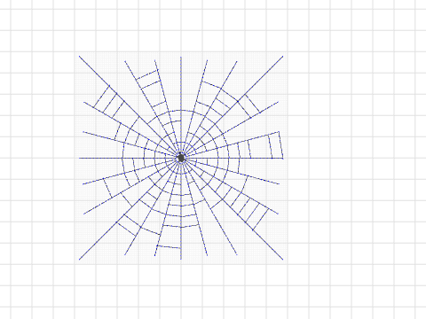 Spiders web to make repair patch TG