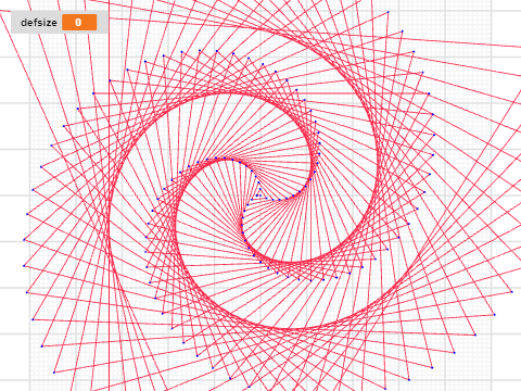 Funly Spirals 2 Triangle Red