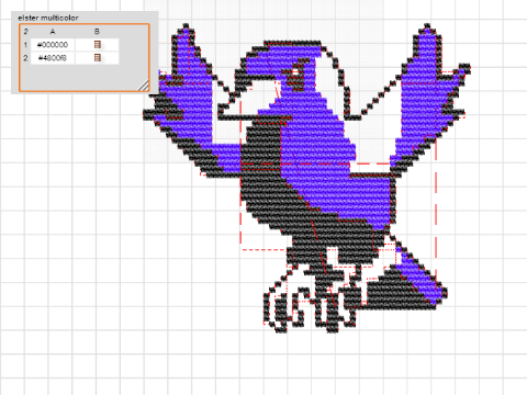 pixel muster malen multicolor